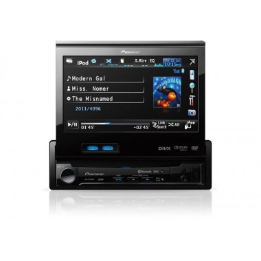 Pioneer AVH-P6350BT 7-inch 1-DIN Bluetooth AV Player with iPod Control